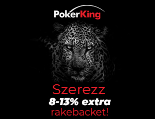 PokerKing - Winning Poker Network - exkluzív rake chase - 2022. január 1-31.
