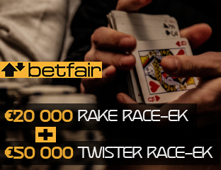 Betfair - €10,000 - pooled cash race - 2022. október 1-15.
